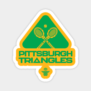 Pittsburgh Triangles Tennis Team Magnet