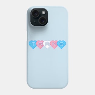 trans hearts Phone Case