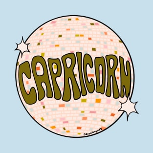 Capricorn Disco Ball T-Shirt