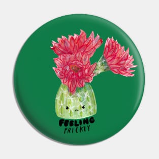 “Feeling Prickly” - Grouchy Cactus Pin