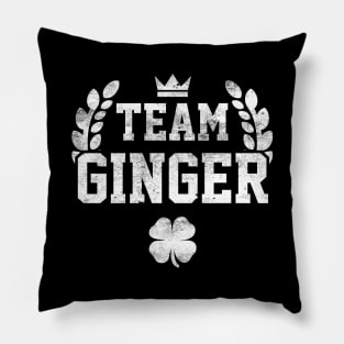 Team Ginger Irish Funny St Patricks Day Pillow