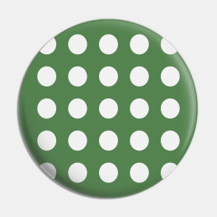 White Dots on Tavern Green Pin