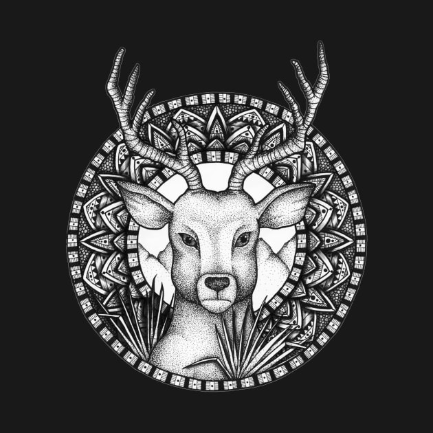 Deer Mandala by Litedawn