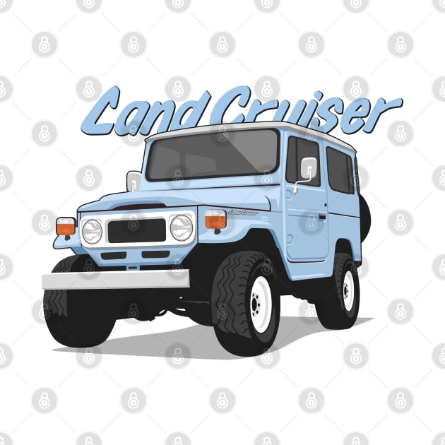 Land cruiser fj40 hardtop off road aqua by creative.z