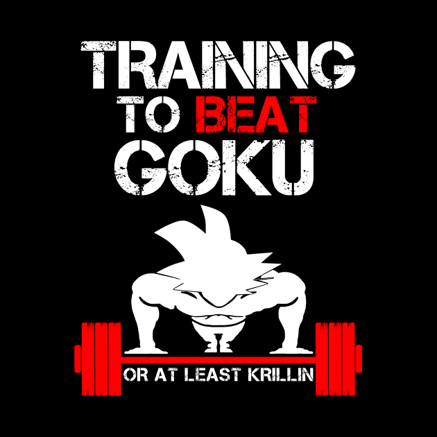 Training to Beat Goku Push Up by nicksoulart