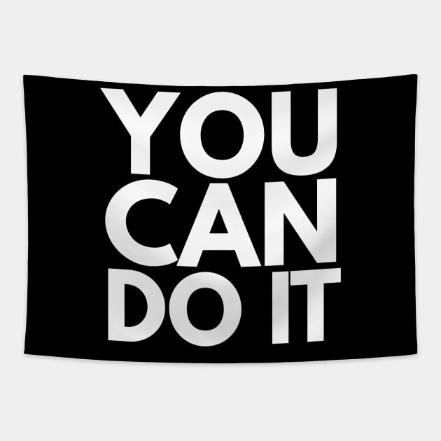 You Can Do It Tapestry by Abeer Ahmad