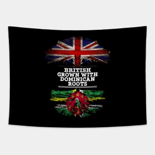 British Grown With Dominican Roots - Gift for Dominican With Roots From Dominica Tapestry