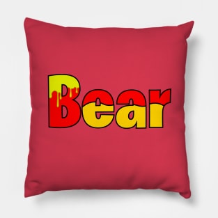 Honey loving bear Pillow