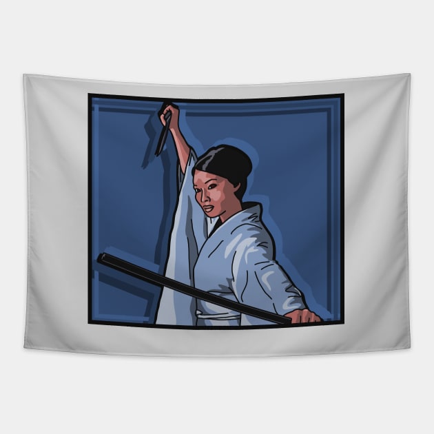 O-ren Ishii Panel (no Title) (Kill Bill) Tapestry by SpareFilm