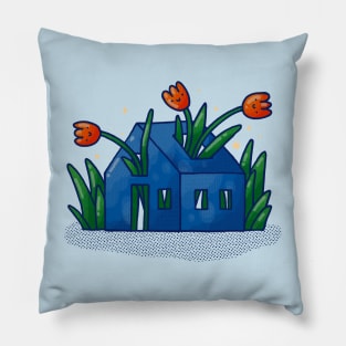Tulip House Pillow