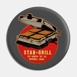 Vintage California 5 Star Restaurant Pin