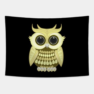 Golden Owl Tapestry