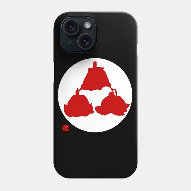 3 Shogun Bird Phone Case by BennySensei