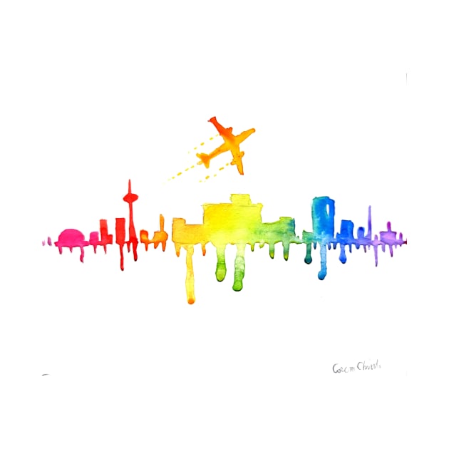 A flight over the colorful city of Bucharest by CORinAZONe