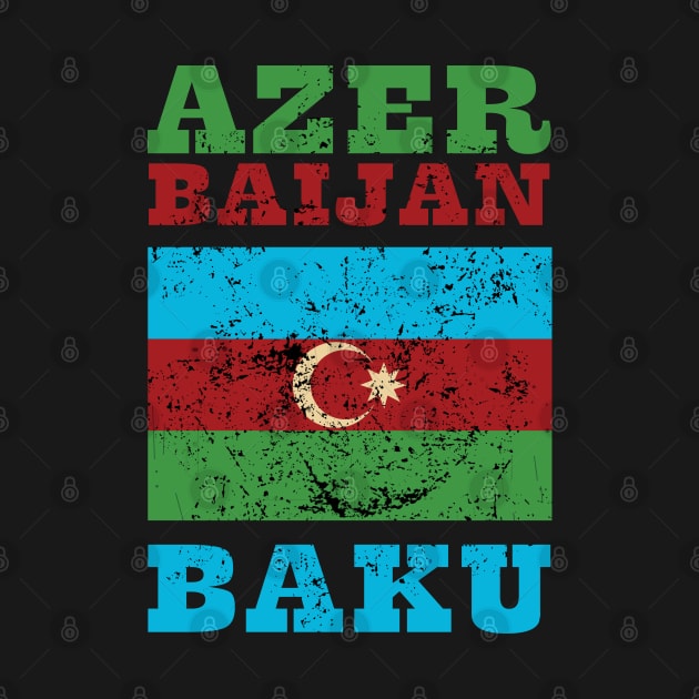 Flag of Azerbaijan by KewaleeTee