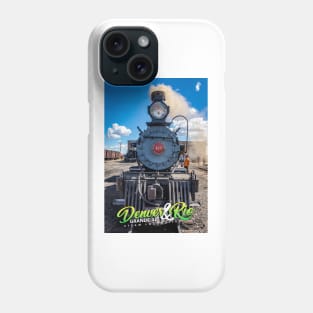 Denver and Rio Grande 425 Steam Locomotive at Antonito Colorado Phone Case