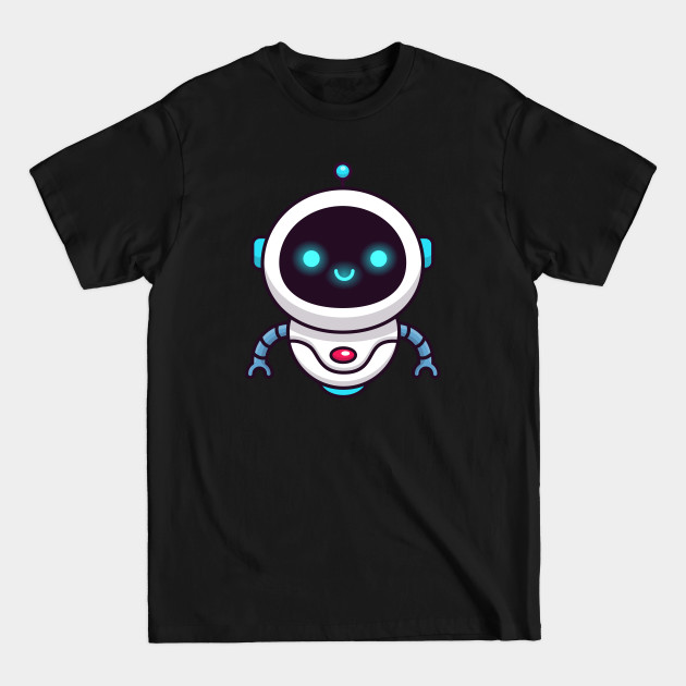 Discover Cute Robot Cartoon - Robot - T-Shirt