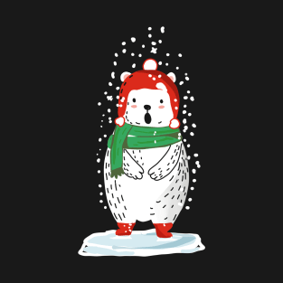 Polar bear in Snow T-Shirt