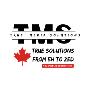 True Media Solutions - White Background T-Shirt