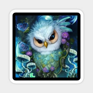 Cute Owl the Birds of the Night Magnet