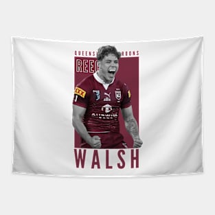 Reece Walsh Celebration Maroons Tapestry