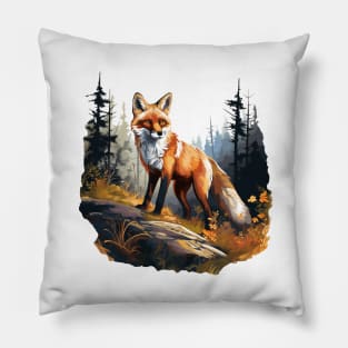 Forest Foxes Pillow