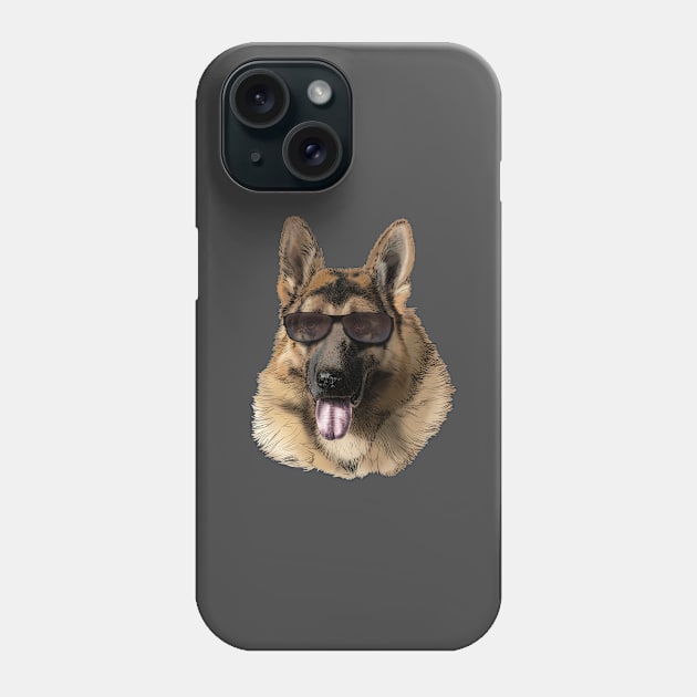 Schäferhund Phone Case by sibosssr