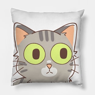 Staring Cat Pillow