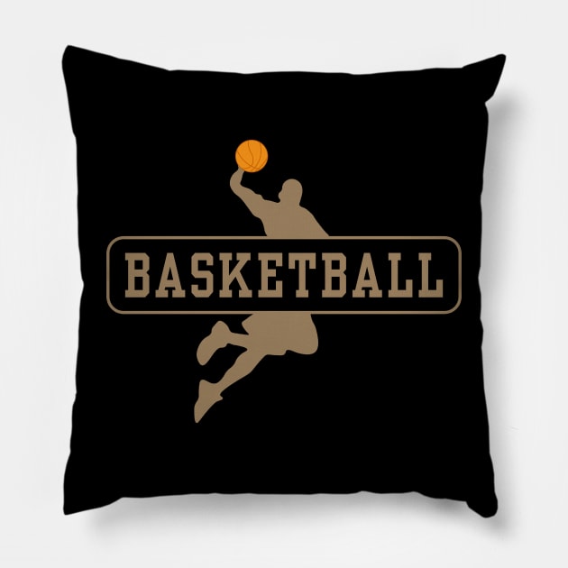 Basketball Sports Design - The Street Wear Pillow by tatzkirosales-shirt-store