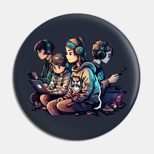 Gaming Buddies Pin