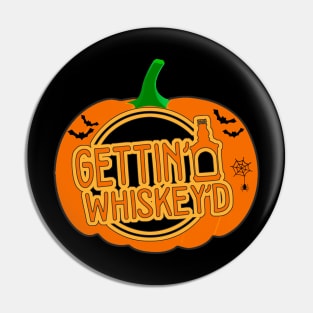 Gettin' Whiskey'D Black Carving Pin