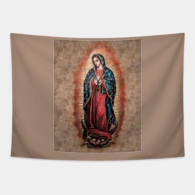Virgen de guadalupe tapestry sales