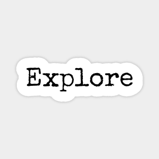 Explore - Motivational Word of the Year Magnet