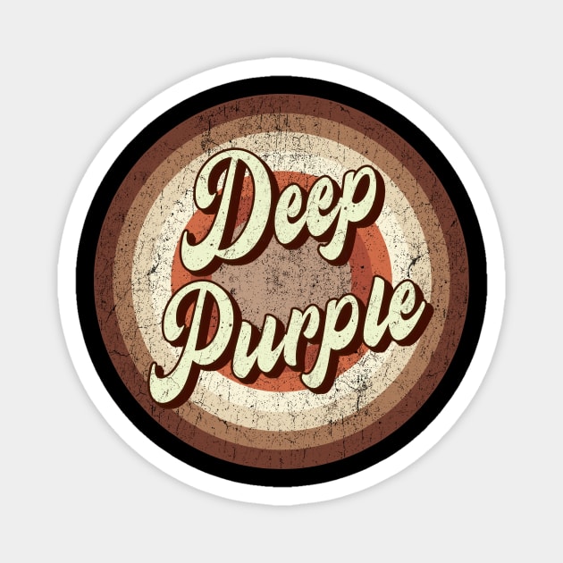 Vintage brown exclusive - deep purple Magnet by roeonybgm