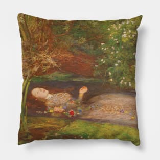 Ophelia by Sir John Everett Millais Pillow