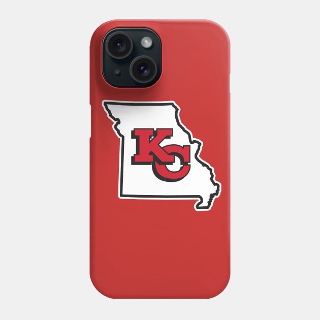 Kansas City Chiefs Missouri Phone Case by stayfrostybro