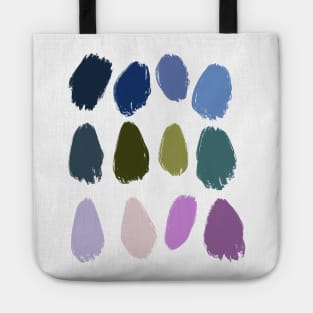 Waterlilies Inspired Color Palette Tote