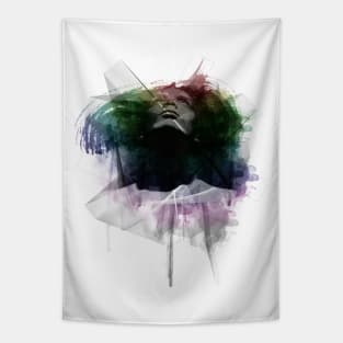 Man - grunge style Tapestry