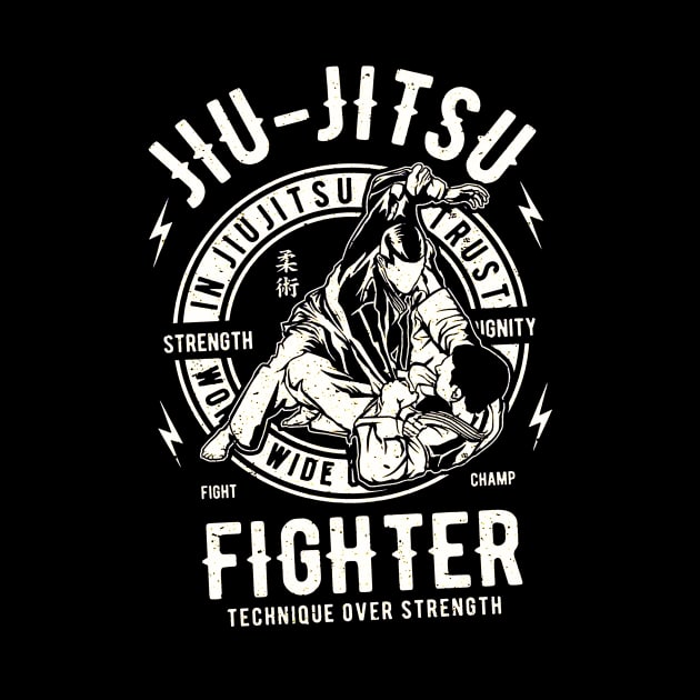 jiu jitsu fighter by tuccacosta