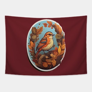 autumn bird Tapestry