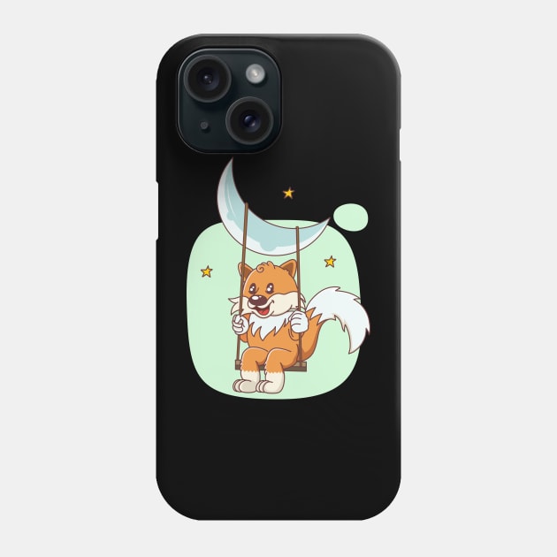 cute fox animal Phone Case by ReasArt