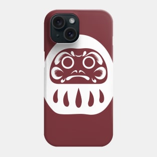 Japanese White Daruma Phone Case