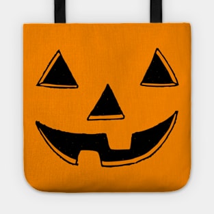 Basic Jack O Lantern Pumpkin Halloween Decor Tote