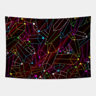 Creative crystals Tapestry