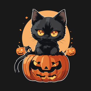 Nights and days Cat Halloween 3 T-Shirt