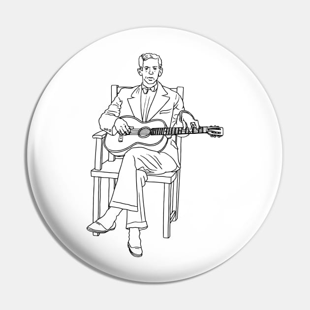 Charley Patton Pin by TheCosmicTradingPost