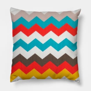 Zig Zag Mad Stripes Pillow