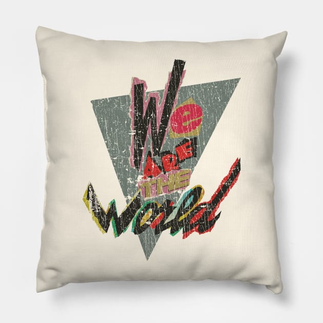 We Are the World 1985 Pillow by JCD666