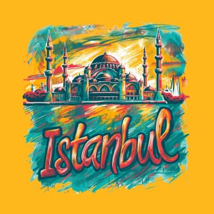 Istanbul Retro Turkey t-shirt T-Shirt