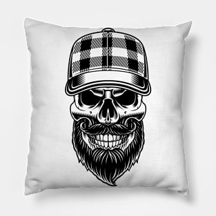 lumberjack SKULL Pillow